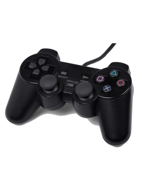 Контроллер аналоговый  DualShock 2 (Черный) (PS2)